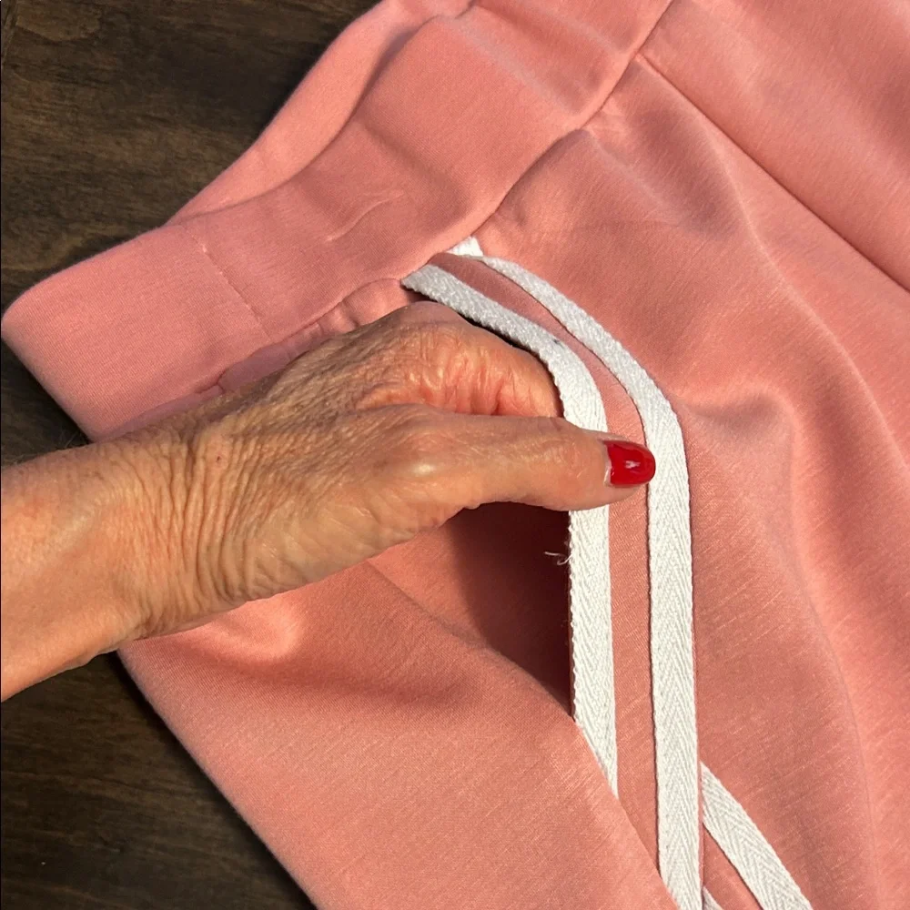 Pink Tracksuit with White Stripes - Picture 6 of 10